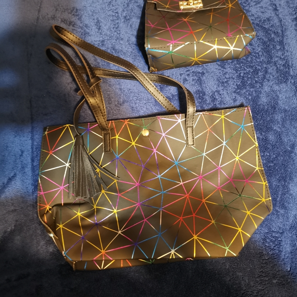 2 prismatic purses